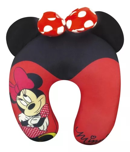Pescoceira Almofada Orelhas Minnie Ou Mickey Isopor Disney
