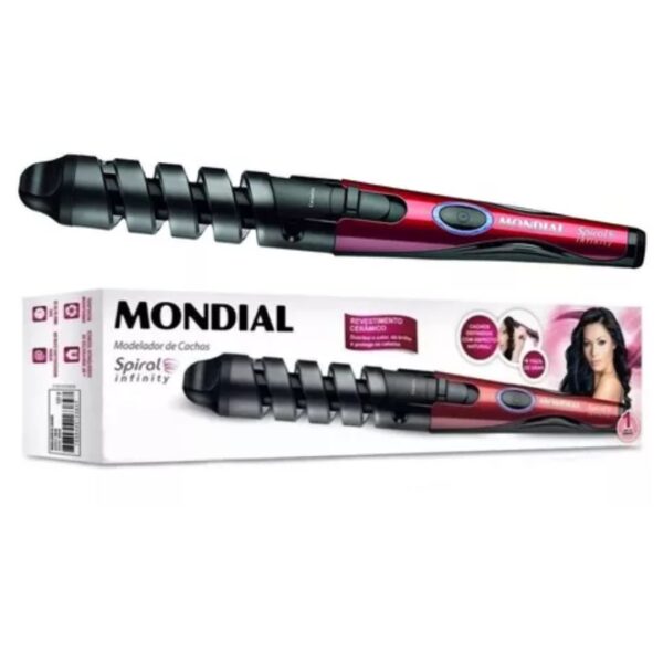 Modelador Cachos Mondial Spiral Infinity Em-05 200ºc Bivolt - Imagem 5